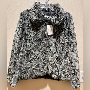 Soft furry coat. Perfect for winter. Dress up or casual